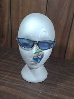 Club Med Blue Tinted Cat-Eye Sunglasses #42
